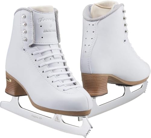 L'Estel Skates - Jackson Ultima - Set de Patines Jackson Freestyle - Patinaje sobre Hielo (Blanco, 9,0)