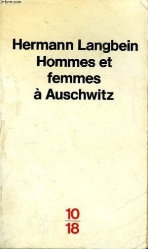 Hommes et femmes à Auschwitz [French] 2264002778 Book Cover