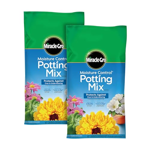 Miracle-Gro Moisture Control Potting Mix, for Container Plants, P...