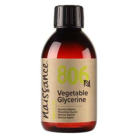 Naissance Vegetable Glycerine (Glycerol) Liquid (no. 806) 250ml - 100% Pure & Natural, Premium EP / BP / USP Pharmaceutical & Food Grade, Vegan, No GMO, Natural Humectant, Fragrance Free Cover