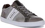 Pantofola d'Oro Melfi Uomo Low Men's Lace Up Suede Leather Trainers (Gray, US 7), Grey