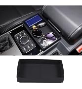 FDAIUN Boîte de rangement console centrale organiseur d'accoudoir plateau pour Mini Cooper S F65 F66 2024 2025 transmission automatique accessoires compartiment de rangement dans la console centrale