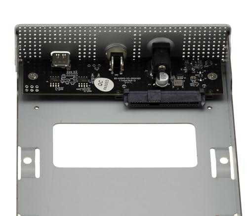 KALEA-INFORMATIQUE Metalowa obudowa do dysku SAS 2,5 lub 3,5 z złączem SFF-8482, połączenie USB3.2 Gen 2x1 10G i zasilanie 12 V 3 A