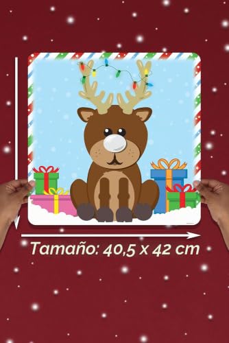 Miniatura 9 de Henbrandt Juego De 14 Piezas Para Fiesta De Navidad - Rudolph Y Juegos Festivos Familiares - Relleno De Calcetines Y Actividades Para Niños Y Niñas