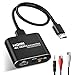 Produktbild avedio links HDMI Audio Extractor, 4K@60Hz hdmi zu Optical Toslink SPDIF + 3,5mm AUX Stereo, HDMI ARC audio Converter Adapter Splitter Unterstützung HDCP1.4 1080P 3D