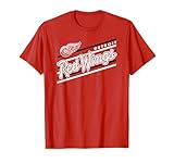 Detroit Red Wings Retro Performer Red Officially Licensed T-Shirt