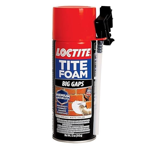 Image of Loctite Tite Foam PU sealant|Expanding Foam for large gaps filling|keeps dust and pests aways|DIY dries fast|waterproof|no shrinkage|easy application|doors|PVC pipe|bathroom|AC ducts|White|340g x 3