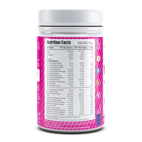 Mypro Sport Nutrition High Protein Women Weight Gainer For Increase Muscle With Full Power With (24 Vital Nutrients,3 Best Qaulity Protien) For Women (Creamy French Vanilla- 500 Gm)