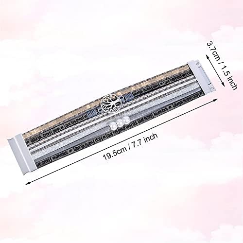 Pulseras de Cuero Bohemias para Mujeres 411YwZZTP5L. AC SR38. SL1000