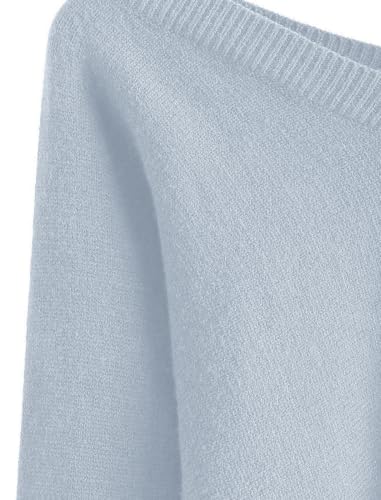Image of ZAFUL Women's Cropped Sweater V-Neck Long Sleeve Pullover Jumper Knit Top | Crop Length, Ribbed Knit, Double V design, White sweater, Raglan sleeves, lantern sleeve, Fall & Winter, Loose fit, Oversized