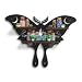 FNYDOX Moth of The Moon Crystal Display Shelf, Rock Gem Stone Holder, Essential Oils Nail Polish Organizer, Trinket Knick Knack Shelf Wall Mounted, Witch Witchy Wiccan Home Decor(Style A)