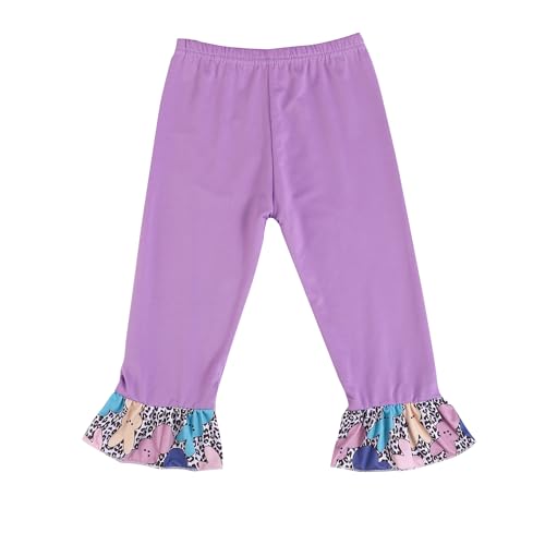 Image of nebljgo Toddler Girl Bunny Clothing Sets Spring Summer T-Shirt Leggings Pants Outfit 3-8Y