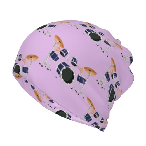 KAPPTYY Jazz Drum - Scaldacollo invernale per uomo/donna, con sciarpa e maschera, colore: nero