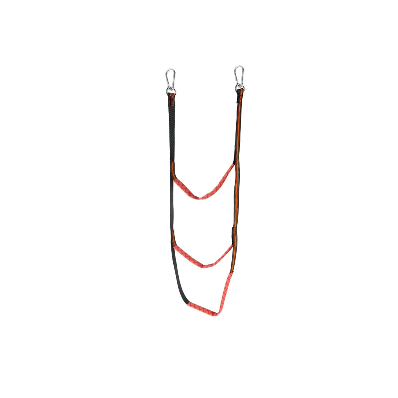 Marine Rope Ladder, Boat Folding Hanging Rope Ladder Inflatable Multicolor 3-5 Steps(Red 3 Step)