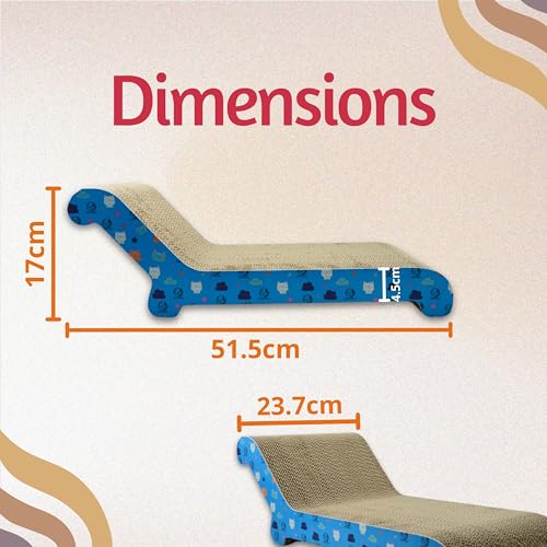 Foodie-Puppies-Cat-Scratching-Pad-with-Catnip-Corrugated-Cat-Scratcher-Cardboard-for-Indoor-Cats-Kitten-for-Furniture-Protection-Durable-Texture-Design-Deck-Chair-Scratcher