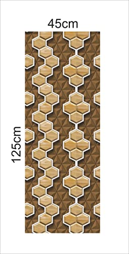 Image of CABANA HOMES Wall Stickers DIY Botanical Wallpaper for Living Room (45 x 125 cm) (6 sq. ft) Decorative Self Adhesive Decals Bedroom Home Decor Office Ceiling, Brown