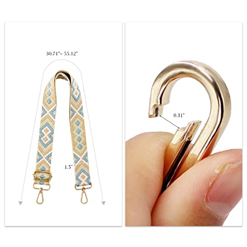 Image of TANOSII Wide Purse Strap Adjustable Replacement Shoulder Crossbody Strap Handbag Strap