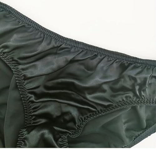 Men's Silk Briefs Mulberry Silk Breathable Men's Basic Pants2