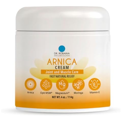 Dr. Robaina Arnica Bruise Fast Relief Cream with Natural Ingredients – Moisturizer for Bruises on Arms, Legs, and Hands | 4 oz Cover