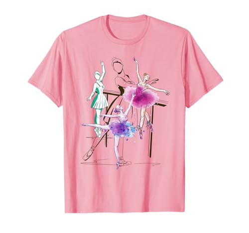 En Pointe Dancer Girls Women Ballerina Dance Ballet T-Shirt