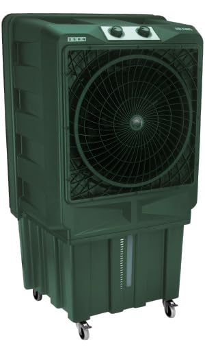 Image of USHA Air King 110AKD1 Desert Air Cooler - 7000 m /hr Air Delivery, 20m Air Throw, Honeycomb Pads, 46 cm Exhaust Fan - Ideal for Large Rooms & Semi-Open Spaces