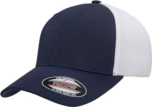 Image of Flexfit Two-Tone Stretch Mesh Fitted Cap Hat