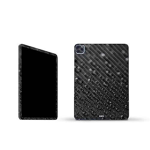 Image of MightySkins Carbon Fiber Skin Compatible with Apple iPad Pro 11 inch M2 4th Gen (2022) Full Wrap Kit - Dewdrop | Protective, Durable Textured Carbon Fiber Finish | Easy to Apply | Made in The USA