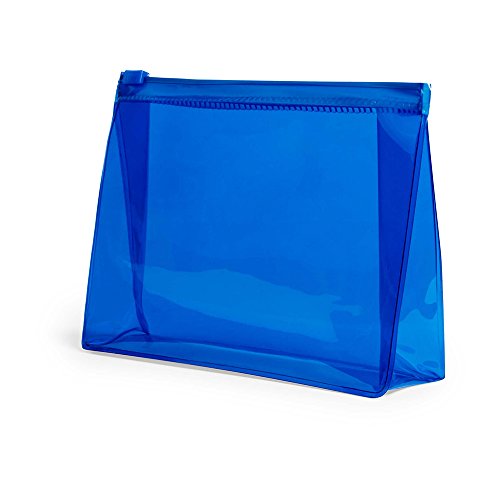 Preisvergleich Produktbild eBuyGB Kosmetiktasche für Flüssigkeiten, Reisezubehör, PVC, Kulturbeutel, Plastik, blau, 5 Stück