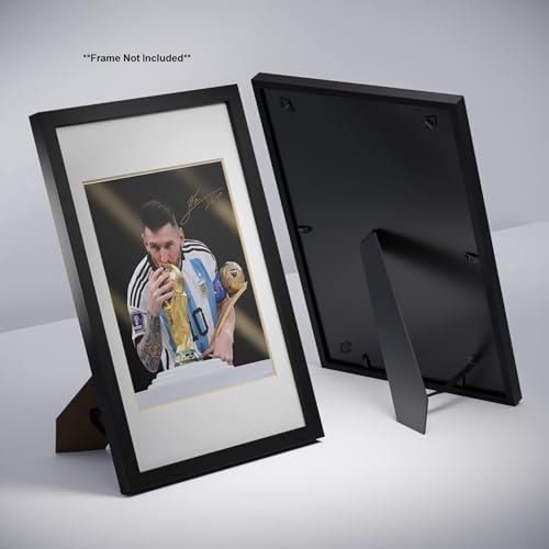 Ikonic Fotohaus Lionel Messi Argentina Goat Signed Photo Autograph Print Wall Art Home Decor