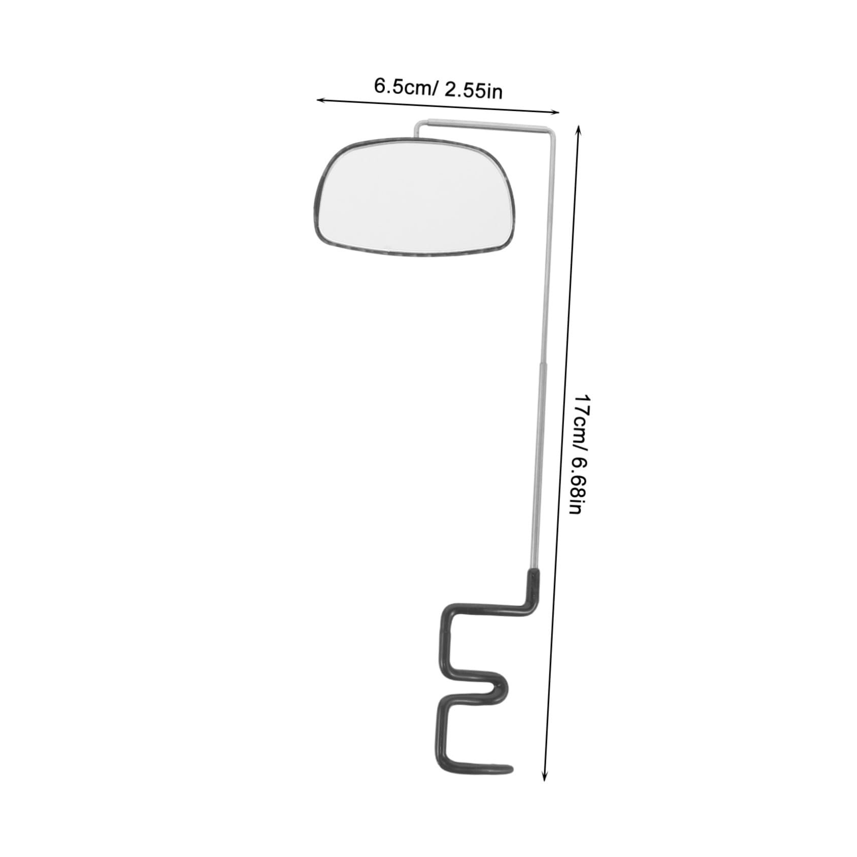 Anneome Espejos Retrovisores para Gafas de Ciclismo Negro Abs 3 Piezas Ajustables para Actividades de Ciclismo al Aire Libre de Carretera