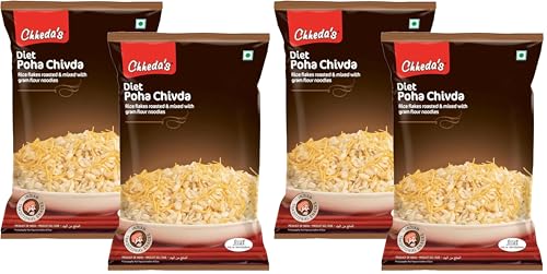 Image of Chheda's - Diet Poha Chivda - Crispy Poha Chivda with Sev - 300 Gm Pack of 4