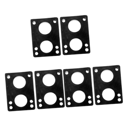 Mikikit 3sets Skateboard Riser Pads Angled Shockproof Pads for Skateboards Riser Spacers Pu Bushings for Stability 2pcs*3