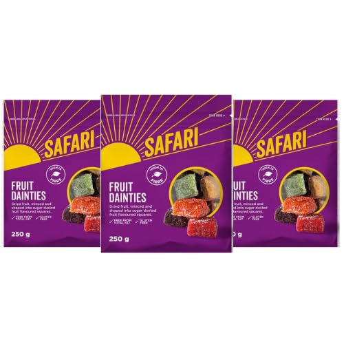 Welkom Famous Spoon with Safari Fruit -Dainty Cubes 250g /8.82oz_Pack of 3