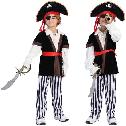 Accesorios Fiesta Juego De Disfraces Pirata - 6 Piezas - Multicolor - Fiestas Infantiles Fiesta Temática
