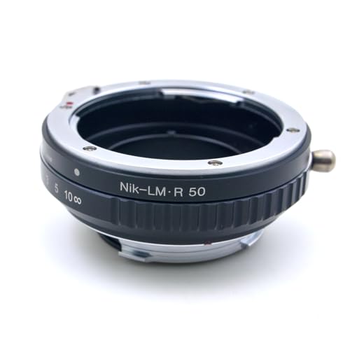 Pixco Lens Mount Adapter Ring: Nik F Mount to LM Mount R50 Rangefinder-link Camera