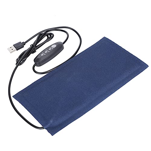KUIDAMOS Heating Pad, Threegears Safety Power Adjustment Reptile Heating Pad USB with Temperature Controller for Pets Seedling Small Animals (Small 17cm/6.7in)