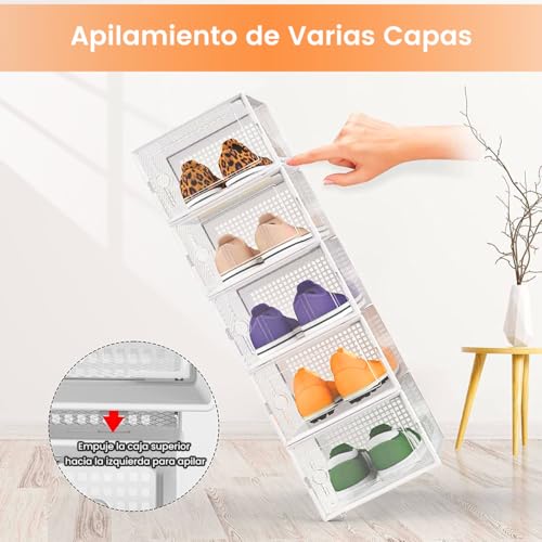 La Mejor Recopilación de Caja zapatera de plastico que puedes comprar esta semana. 14 caja zapatera de plastico marca E T EASYTAO (2)