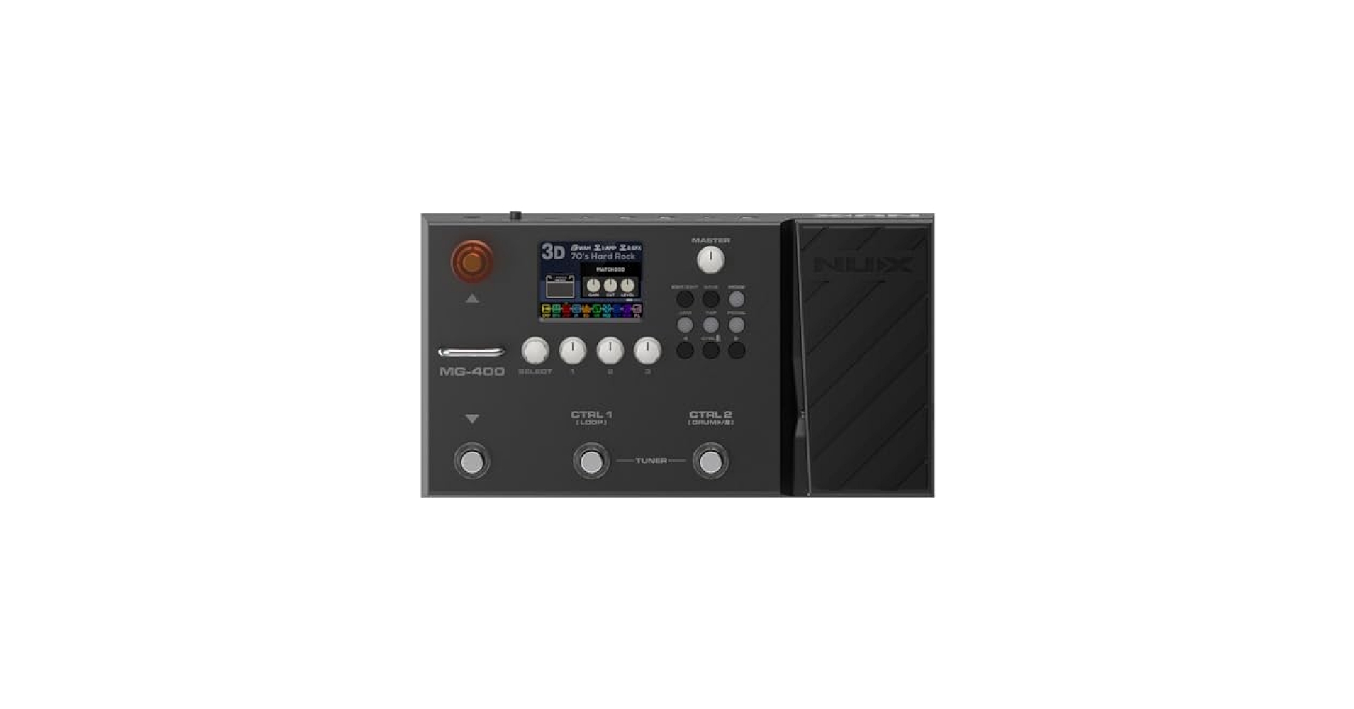 ギター nux mg400 Amazon.com: NUX MG-400 Multi Effects Pedal, Amp Modeling