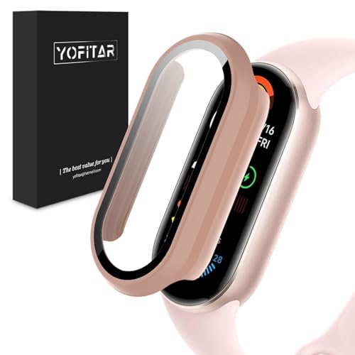 [YOFITAR] for xiaomi smart band 9�P�[�X �V���I�~ �X�}�[�g�o���h9�ی�J�o�[ �K���X�t�B���� ��̌^ PC�f�� �S�ʕی� �����^ �����ȒP �ϏՌ� �����ߗ� �w��h�~ ���h�~ �V���I�~ �X�}�[�g�o���h9�A�N�Z�T���[ xia