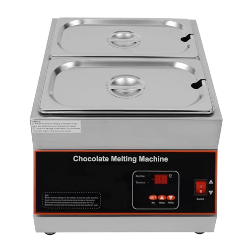 Máquina para fundir chocolate con 2 tanques y temperatura ajustable miniatura 3