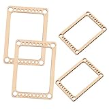 OSALADI 4 Stück Kleiner Holz Handwebstuhl Leicht Tragbar Handgefertigte Webbretter Für Selbstgemacht Bastelarbeiten Und Strickanfänger