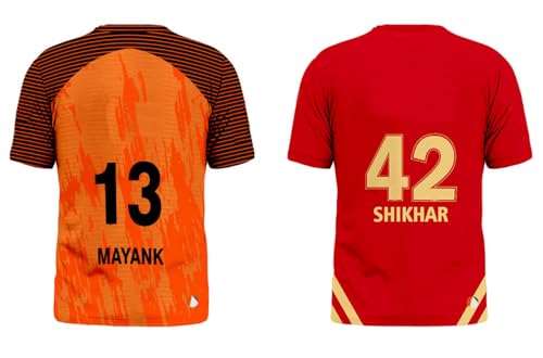 Image of Sports India IPL Cricket Team T Shirt Jersey Combo for (Kid's, Boy's & Mens) L744