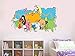 DCJ® Adesivo da parete La decalcomania della parete di Adventure Time ha distrutto l'arte del vinile adesivo 3d per bambini