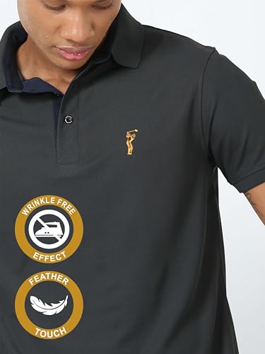 Image of STELLERS Men's Premium Regular Fit Polo T-Shirt's |Feather Touch Feel | Odour Resistant| Anti-Static| Wrinkle Free | Quick Dry | Stretchable | Lightweight | Sweat-Proof