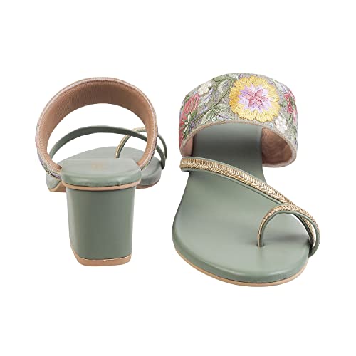Image of Metro Women Fashion Heel Sandal (32-1745)