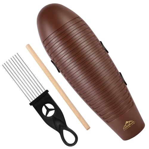 EASTROCK Fish Shaped Guiro Instrument with Scrapers