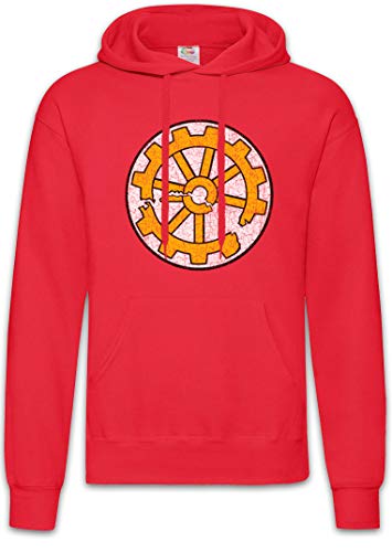 Hoodie Urban Backwoods Anti Traction League : sweat-shirt à capuche noir ajusté pour homme