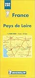 Michelin Pays de Loire, France Map No. 232 (Michelin Maps & Atlases)