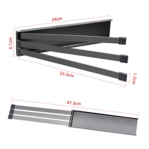 Portasciugamani girevole a 180° in acciaio inox