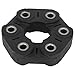 SCITOO 26117511454 26127501257 Driveshaft Flex Disc Joint and Center Support Bearing Fit For BMW 318ti 323Ci 325Ci 325e 630CSi 733i 735i M3 X5,Fit For Volvo 240 745 940,Fit For Jaguar Vanden Plas XJ6